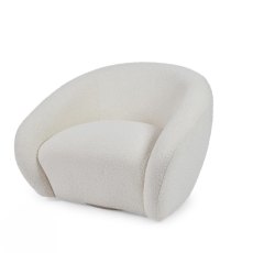 Laurent Swivel Armchair Fabric Oatmeal Laurent Swivel Armchair Fabric Oatmeal