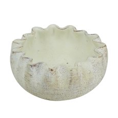 Solene Bowl/Planter White Solene Bowl/Planter White