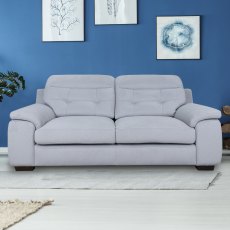 Cervino 3 Seater Sofa Pet Friendly Fabric Grey