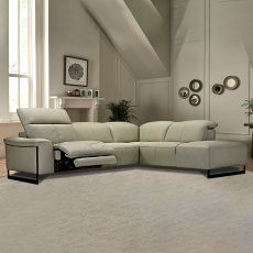 Andrea Modular Electric Reclining 1.5 Seater Sofa Arm LHF Leather Category 10 (S)