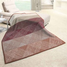Cross Hatch Throw 140cm x 180cm Burnt Orange