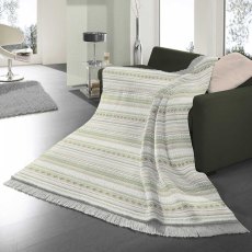 Stripe Throw 140cm x 180cm Kian Green