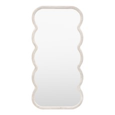 Como Curved Leaner/Floor Standing Mirror White