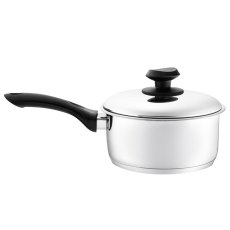 Supreme Stainless Steel Saucepan & Lid 18cm Supreme Stainless Steel Saucepan & Lid 18cm