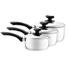 Supreme Stainless Steel 3 Piece Saucepan Set Supreme Stainless Steel 3 Piece Saucepan Set