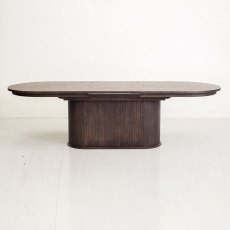 Amie 8-12 Person Oval Extending Dining Table Bordo Amie 8-12 Person Oval Extending Dining Table Bordo