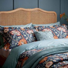 Pink And Rose Reversible Duvet Cover Set Teal (Multiple Sizes)