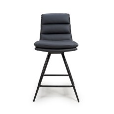 Nobo Swivel Bar Stool Faux Leather (Multiple Sizes & Colours)