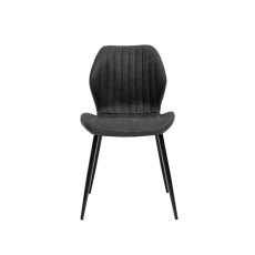Sheldon Dining Chair Faux Leather Charcoal