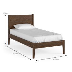 Nice Bedstead Panelled Oak (Multiple Sizes & Colours)