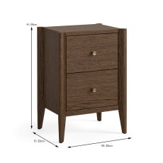 Nice Bedside Locker Oak (Multiple Sizes & Colours)