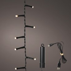 Micro LED Duracharge Compact Lights Warm White 400cm