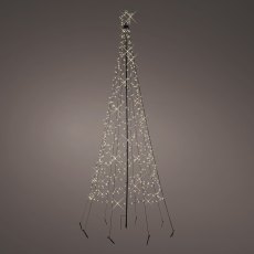 12ft/320cm LED Tree Black Warm White