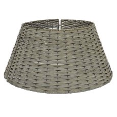 Christmas Tree Ring Grey Rattan Effect 70cm Christmas Tree Ring Grey Rattan Effect 70cm