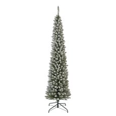7ft/210cm Pencil Pine Snowy Christmas Tree 7ft/210cm Pencil Pine Snowy Christmas Tree