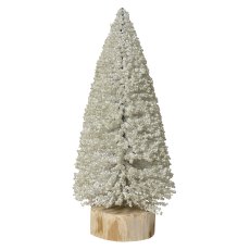 Pearl Mini Tree White with Timber Base (Multiple Sizes)