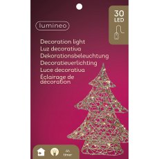 1.3ft/40cm Micro LED Metal Tree Gold