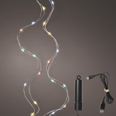 Micro LED Duracharge Twinkle Lights Multicolour 990cm