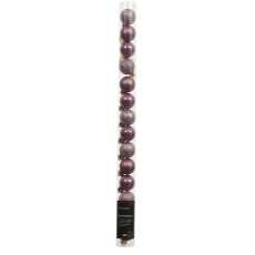 Shatterproof Baubles In Tube 3cm (Set of 14) Multiple Colours