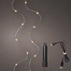 Micro LED Duracharge Twinkle Lights Classic White 990cm