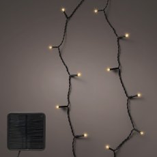 120 Solar Lights Twinkle Effect 900cm Warm White