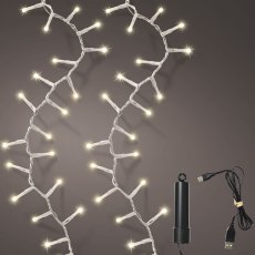 Micro LED Duracharge Compact Lights Transparent 400cm