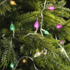 LED Vintage Twinkle LightsTransparent/Light Green/Classice White/Pink 1790cm