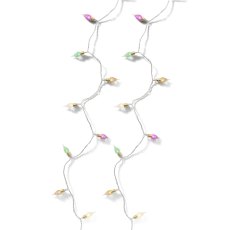 180 LED Vintage Twinkle Lights 1790cm Multicoloured With Transparent Cable 180 LED Vintage Twinkle Lights 1790cm Multicoloured With Transparent Cable