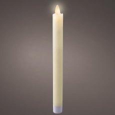 LED Dinner Candle Christmas Red 24cm Set (Multiple Colours)