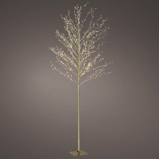 5ft/150cm LED Micro Christmas Tree Gold With Warm White Lights
