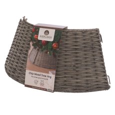 Christmas Tree Ring Grey 57cm