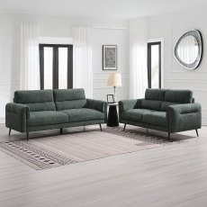 Valentia 3 Seater Sofa Fabric Winter Moss