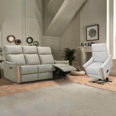 Ancona Electric Reclining 2 Seater Sofa Leather Category 15 (S)