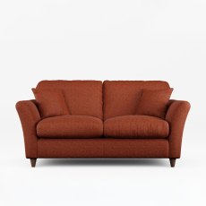 Alpine 2 Seater Sofa Fabric Mikah Maple With Country Oak Legs