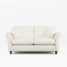 Alpine 2 Seater Sofa Fabric Minco Ivory With Burnished Legs