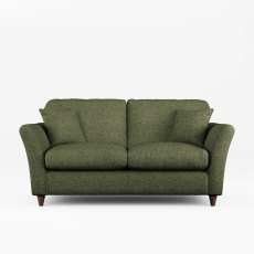 Alpine 2 Seater Sofa Fabric Minco Basil With Burnished Legs
