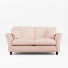 Alpine 2 Seater Sofa Fabric Minco Clay With Burnished Legs