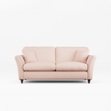 Alpine 3 Seater Sofa Fabric Minco Clay With Burnished Legs