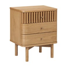 Sanremo 3 Drawer Bedside Locker Oak (Multiple Colours) Sanremo 3 Drawer Bedside Locker Oak (Multiple Colours)