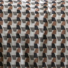 Jett Duvet Cover Set Geometric Brown (Multiple Sizes)