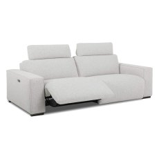 Burano 3 Seater Electric Reclining Sofa With USB Port Fabric Burano 3 Seater Electric Reclining Sofa With USB Port Fabric