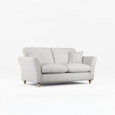 Alpine 2 Seater Sofa Fabric Minco Grey With Country Oak Legs Alpine 2 Seater Sofa Fabric Minco Grey With Country Oak Legs