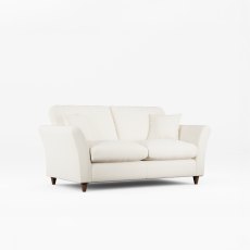 Alpine 2 Seater Sofa Fabric Minco Ivory With Burnished Legs Alpine 2 Seater Sofa Fabric Minco Ivory With Burnished Legs