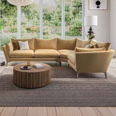 Elba Rectangular Footstool Foam & Feather Seat Interior Fabric C