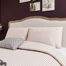 Ticking Stripe Duvet Cover Set (Multiple Colours & Sizes)