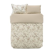 Rana Duvet Cover Set Warm Grey (Multiple Sizes)
