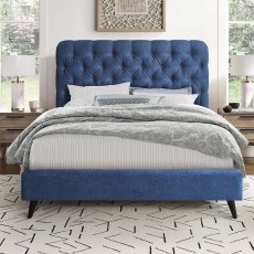 Cruz Bedstead Fabric & Orchid Mattress Bed Bundle (Multiple Colours