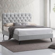 Cruz Bedstead Fabric & Orchid Mattress Bed Bundle (Multiple Colours