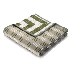 Block Check Throw 140 x 180cm Green Block Check Throw 140 x 180cm Green