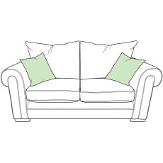 Oceanus 2 Seater Standard Back Sofa Fabric A Oceanus 2 Seater Standard Back Sofa Fabric A